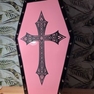 Dolls Kill Pastel Goth Coffin Overnight Bag Dead Tired RARE